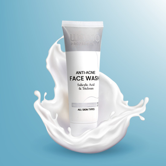 Well 10 Anti Acne Face  Wash