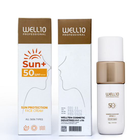 Well10 Sun Protection Cream  SPF50+++