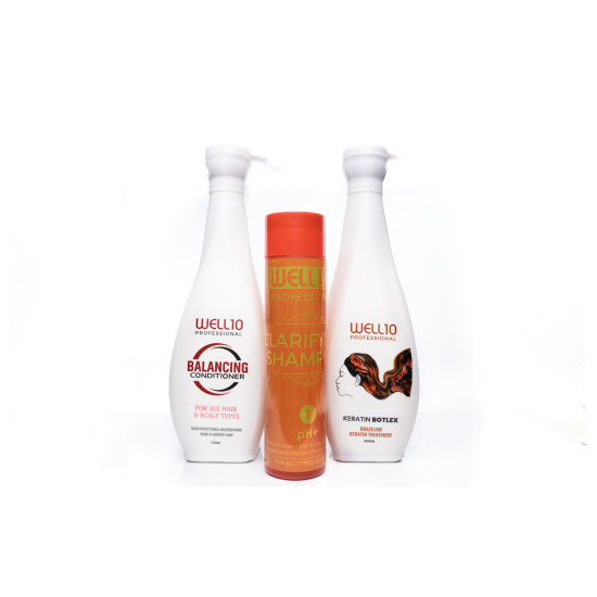 Well 10 Professional Keratin Botlex Brazilian Treatment 800 ml